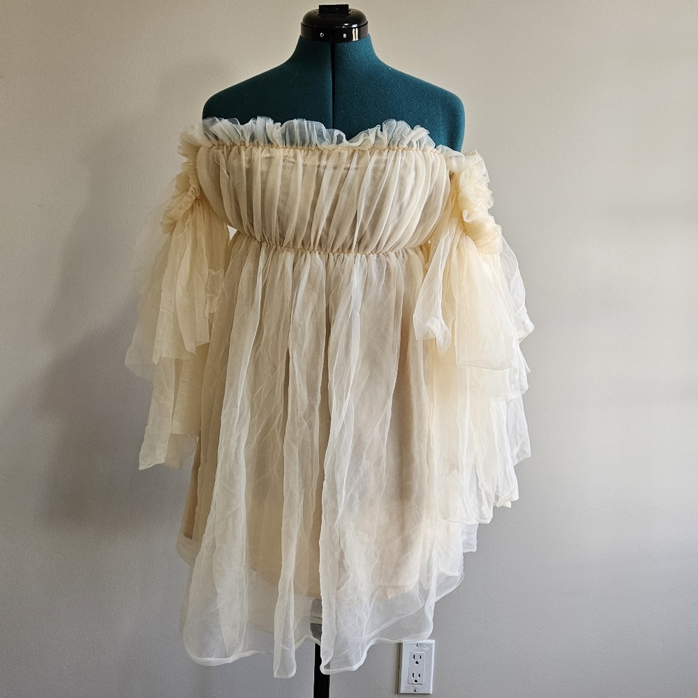 Puffy tulle dress